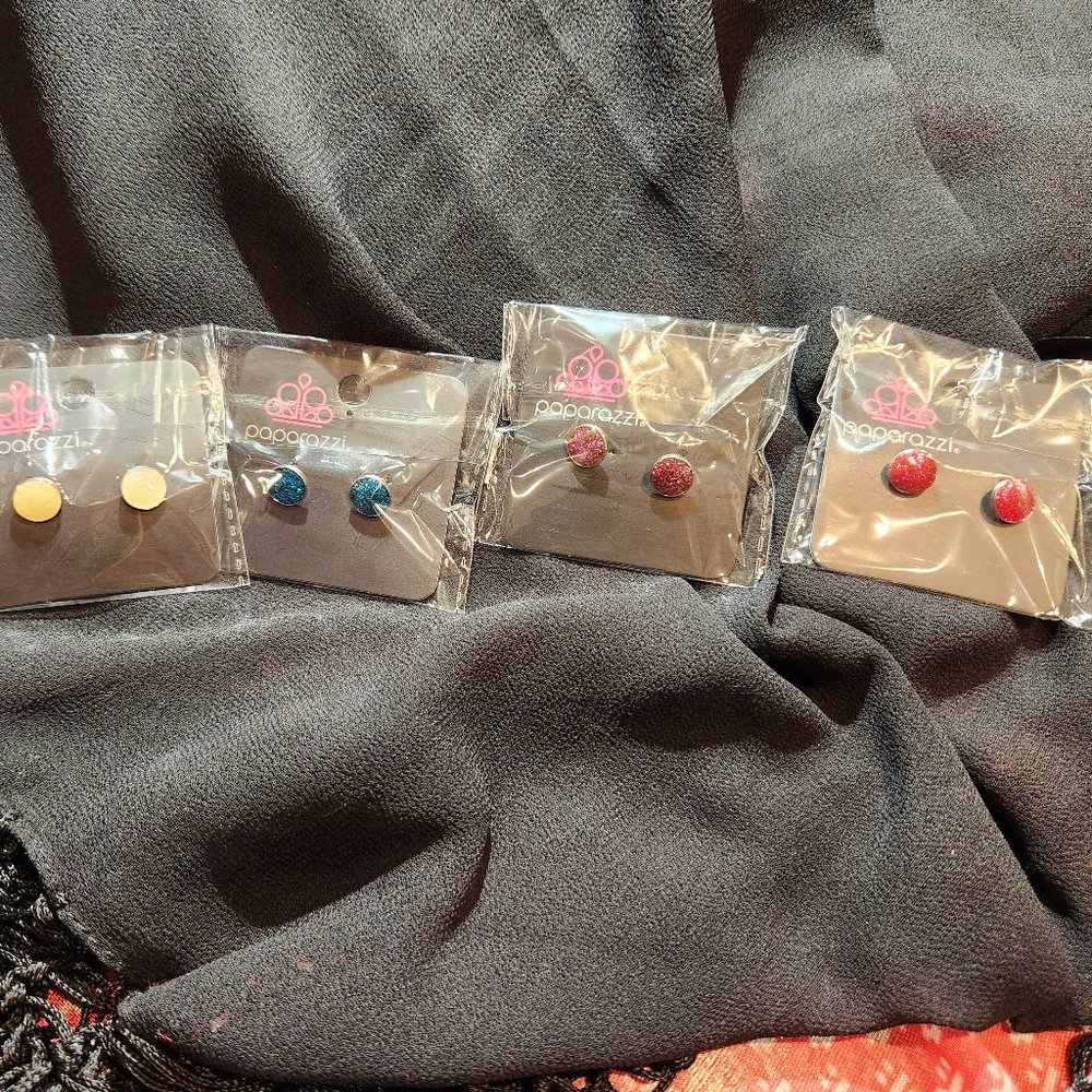 4 Earrings Set Shimmer Earrings